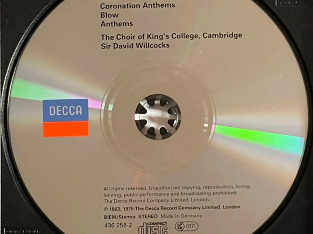 Billede 3 - Handel* – Coronation Anthems – CD