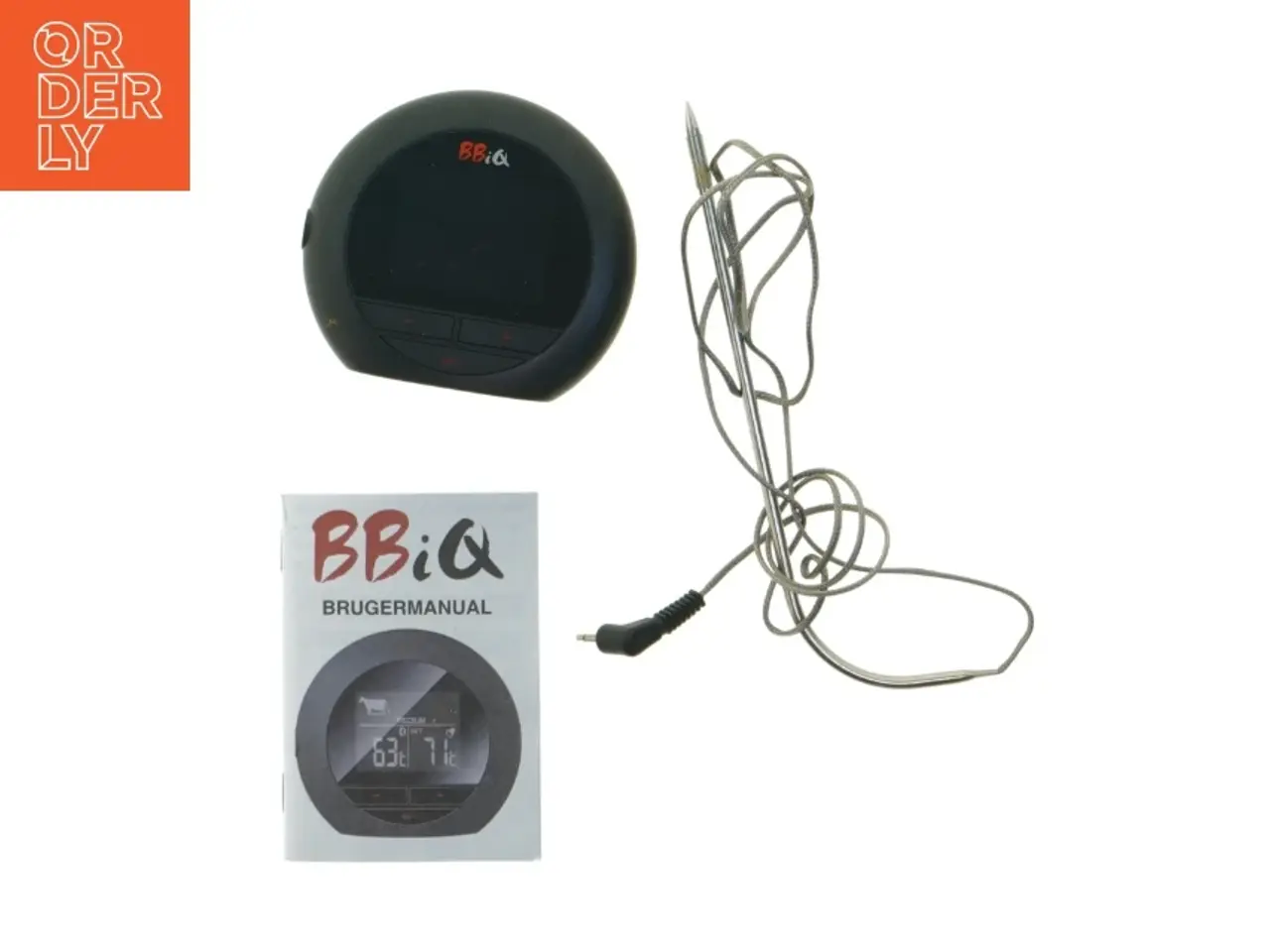 Billede 1 - BBiQ termometer med manuel fra BBiQ (str. 9 cm)