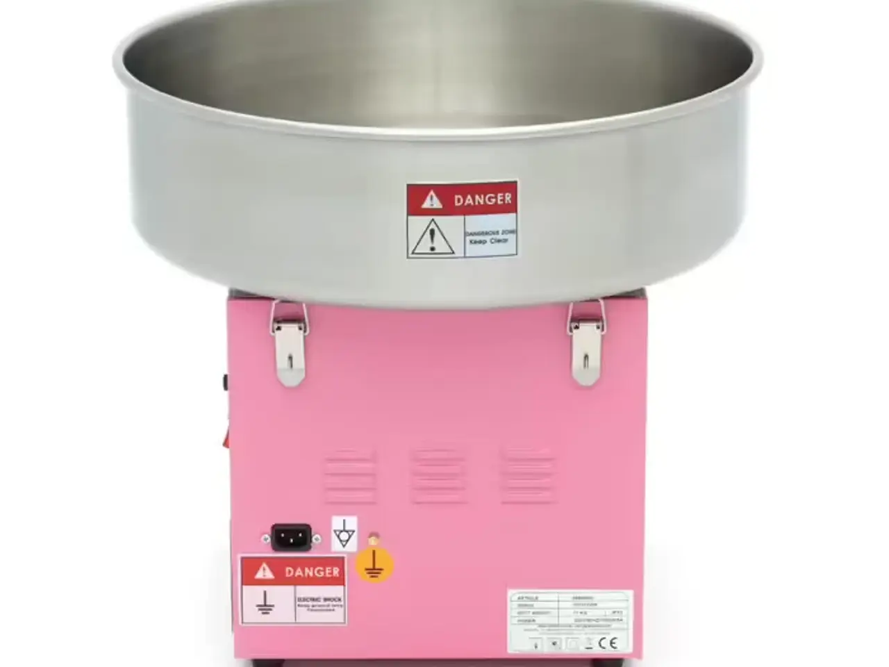 Billede 3 - Candyfloss maskine – Ø 52 CM – Lyserød