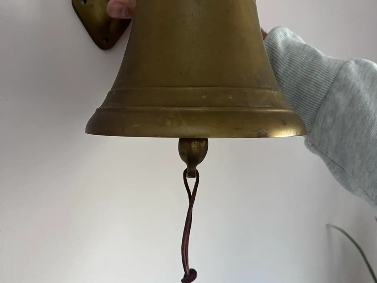 Billede 3 - Stor gammel messing skibsklokke