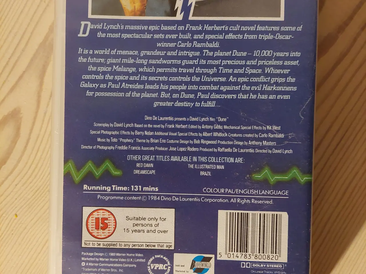Billede 2 - Dune (1984) VHS sci-fi film