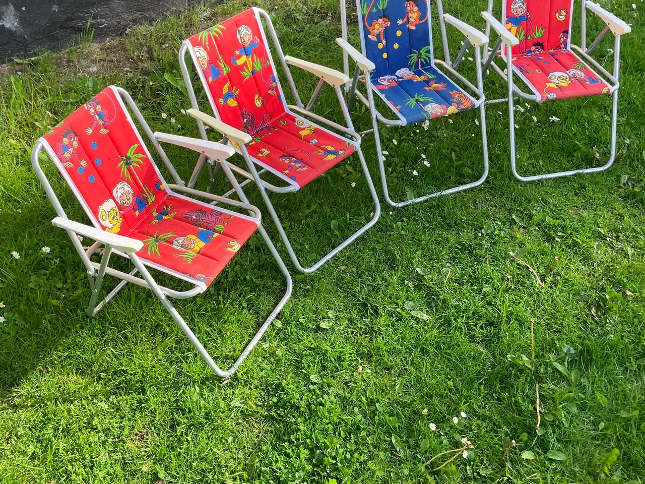 Billede 1 - Børne camping stole 1970’erne