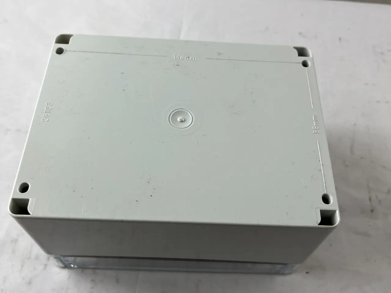 Billede 10 - Fibox 703805 kabinet Clear Lid 148x88mm Grey Base