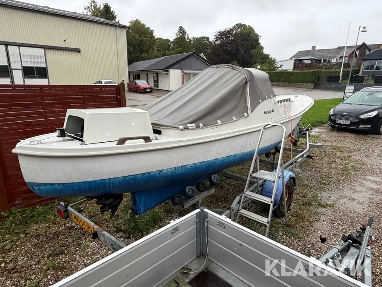 Billede 3 - Båd med trailer Havjagt 22
