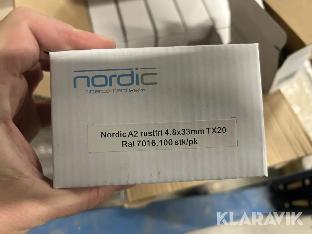 Billede 2 - Rustfri skruer Nordic RAL7016 TX20 A2, 20 pakker á 2.000 styk