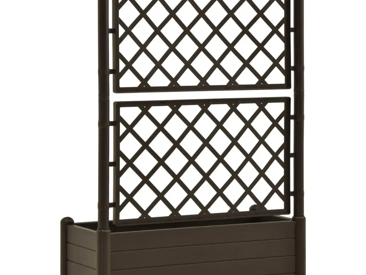Billede 5 - Plantekasse med espalier 100 x 43 x 142 cm - mokkafarvet