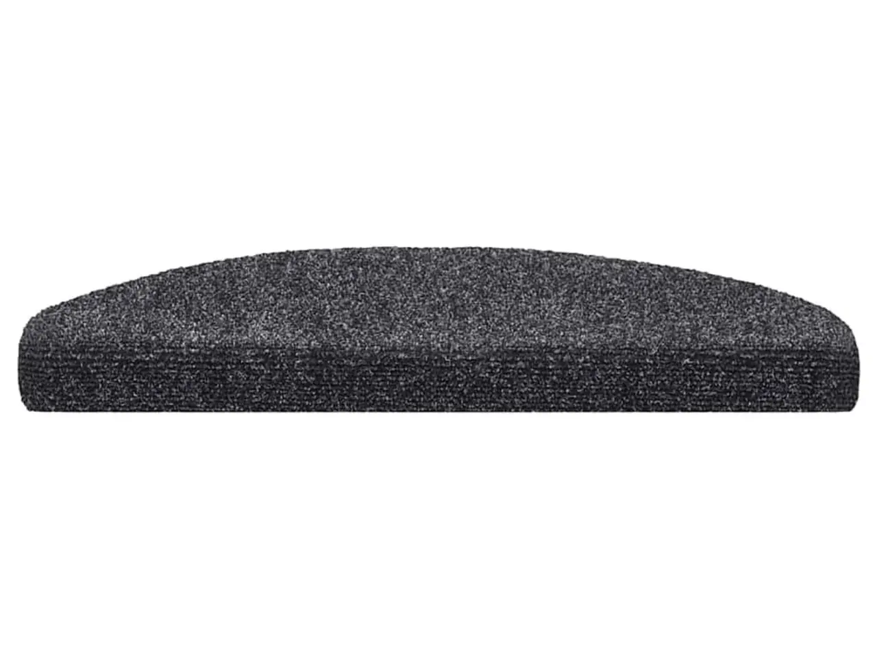 Billede 4 - Trappemåtter selvklæbende - 15 stk. halvrunde, 65 × 21 × 4 cm - mørkegrå