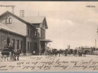 Banegaarden - Viborg - Postkort - Brugt