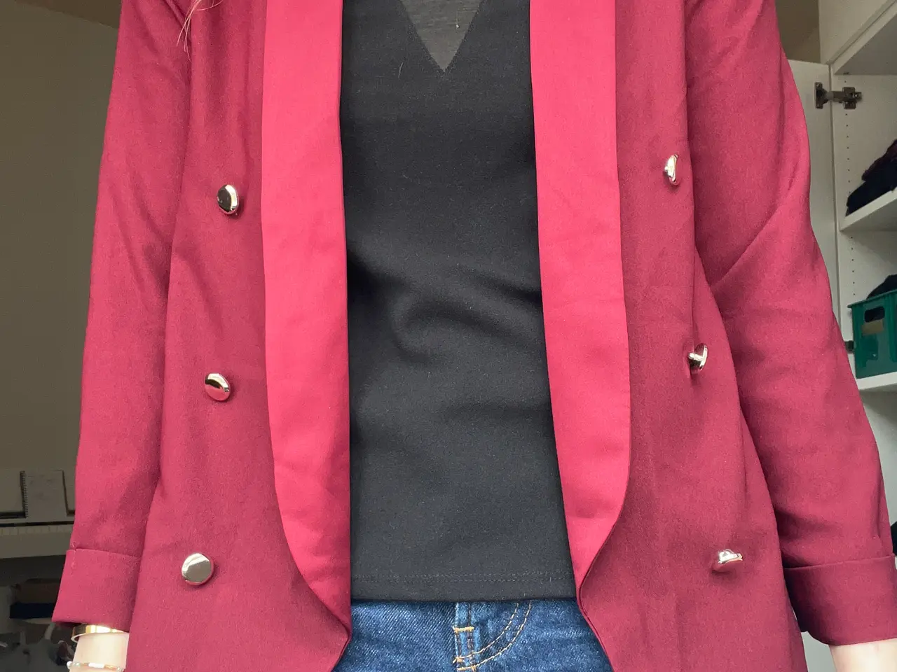 Billede 4 - Bordeauxrød blazer fra Today