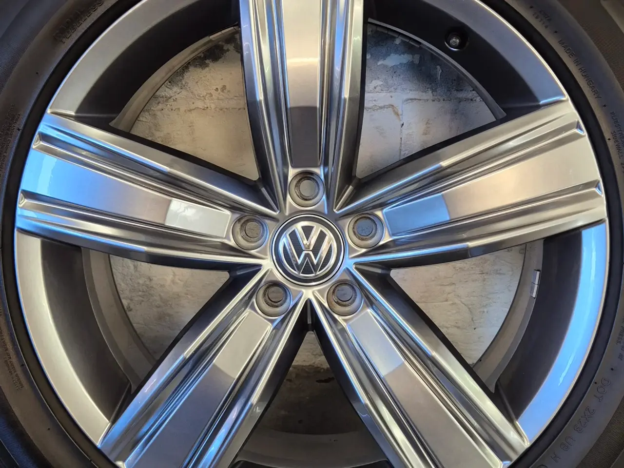 Billede 6 - VW TIGUAN ORIGINAL ALUFÆLGE MED SOMMERDÆK