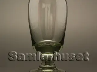 Almue, røg Portvinsglas. H:90 mm.