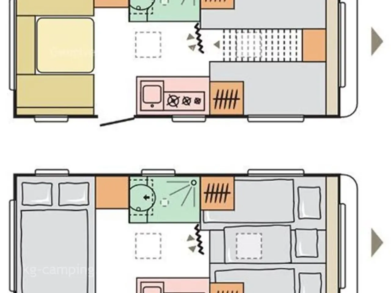 Billede 13 - 2026 - Adria Altea 492 LU Ny 2026-model med enkeltsenge og moderne indretning
