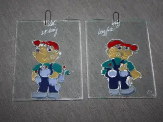 Glas billeder Det er mig og Mig bagfra 15 cm x 12