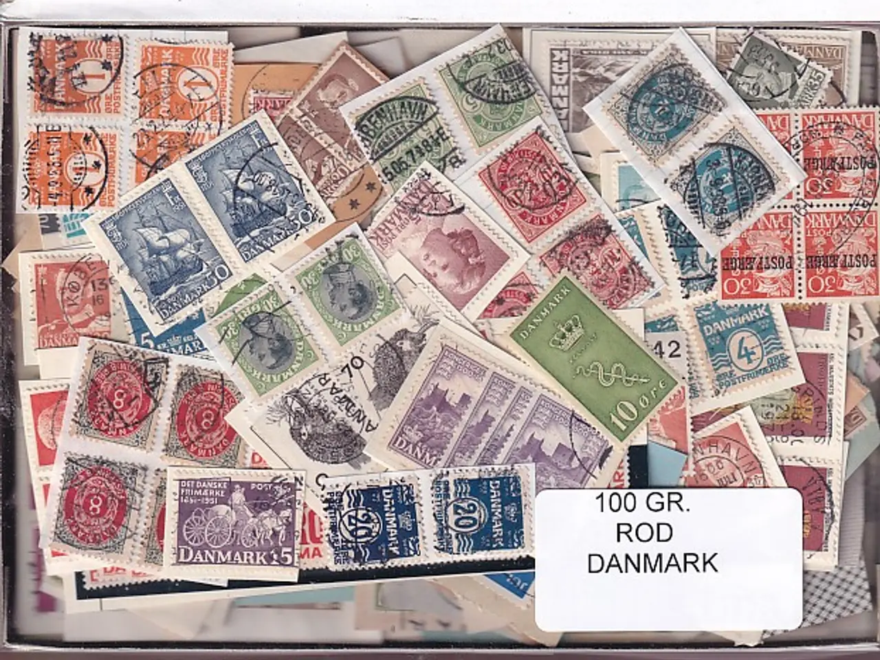 Billede 1 - Danmark 100 g. ROD. - Hjemkommet 15 - 11 - 2025