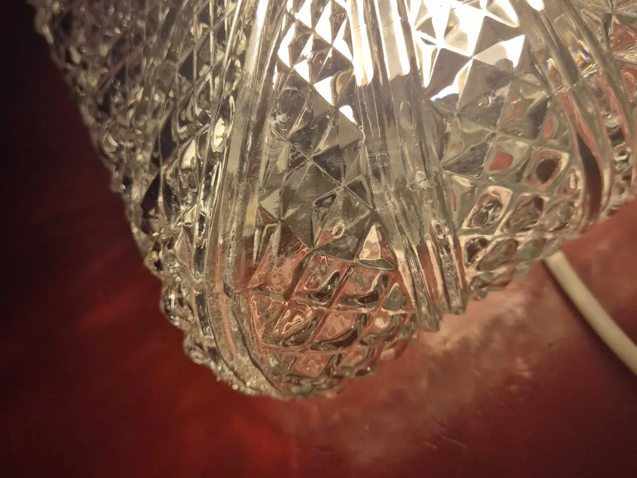 Billede 7 - Smuk plafond med buet glasskærm