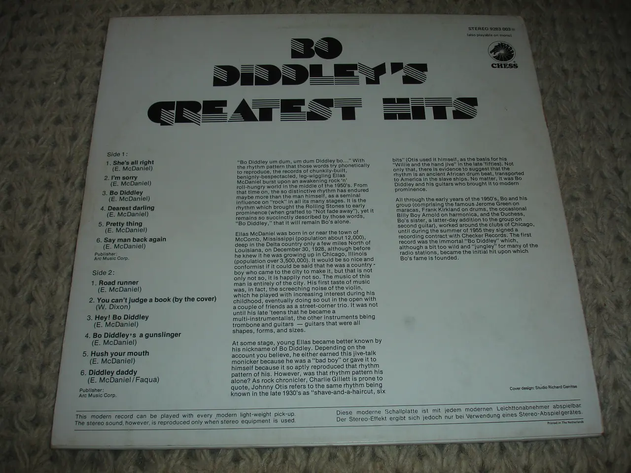 Billede 3 - (Sender gerne) Bo Diddley – Bo Diddley's Greatest