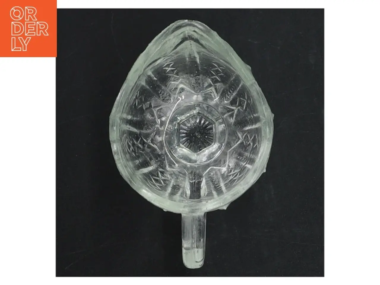 Billede 3 - Glas kande med hank (str. H. 7,5 cm. ø. 6 cm)