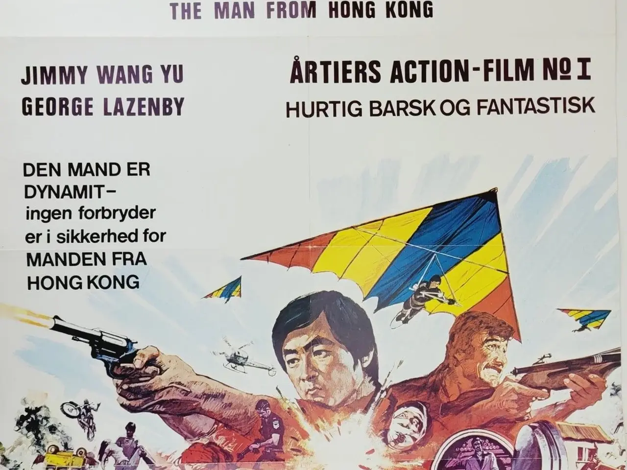Billede 4 - ⭐️- Plakat: Vintage - Manden Fra Hong Kong