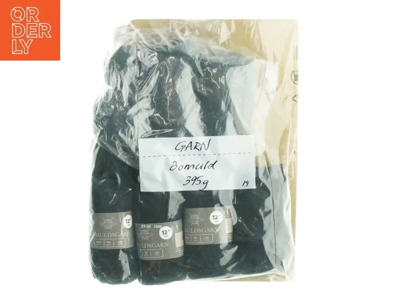 Billede 2 - Sort bomuldsgarn (395 gram)