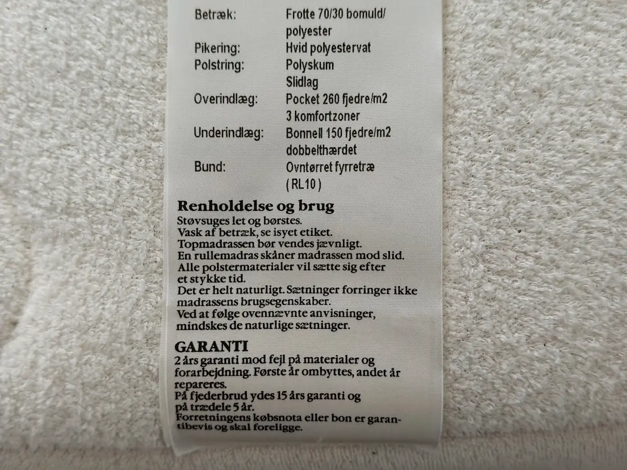 Billede 4 - 2 boxmadrasser afhændes