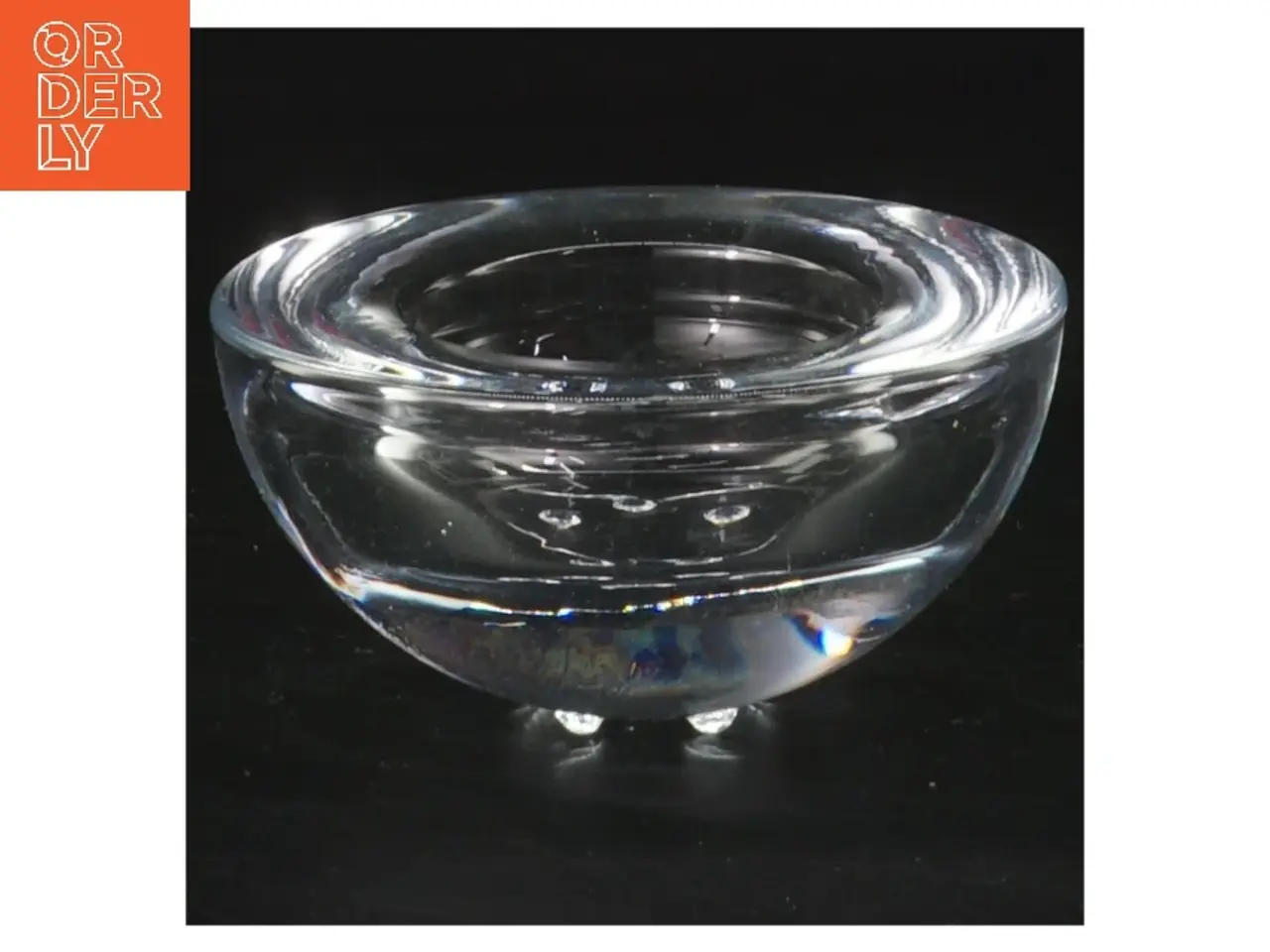 Billede 1 - Glas lysestage fra Iittala (str. Ø 9,2 cm)