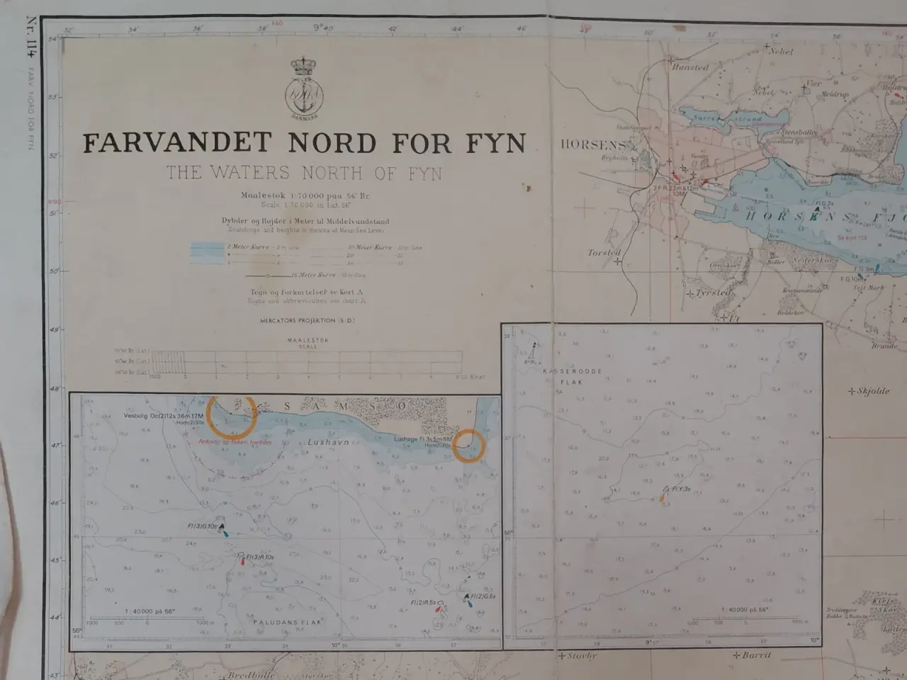 Billede 4 - Søkort omkring Fyn