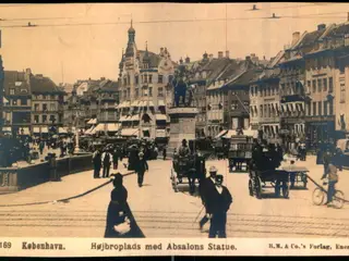 København - Højbroplads med Absalons Statue - H.M. & Co 169 - Ubrugt