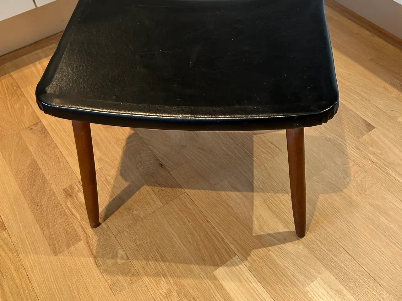 Billede 2 - Taburet med teak ben, Vintage