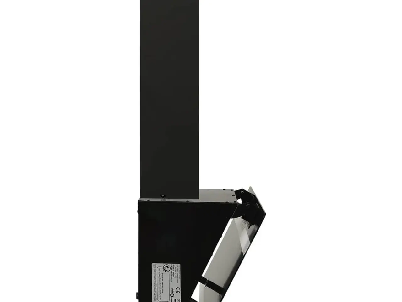 Billede 5 - Væghængt emhætte 60 cm - stål og hærdet glas, sort