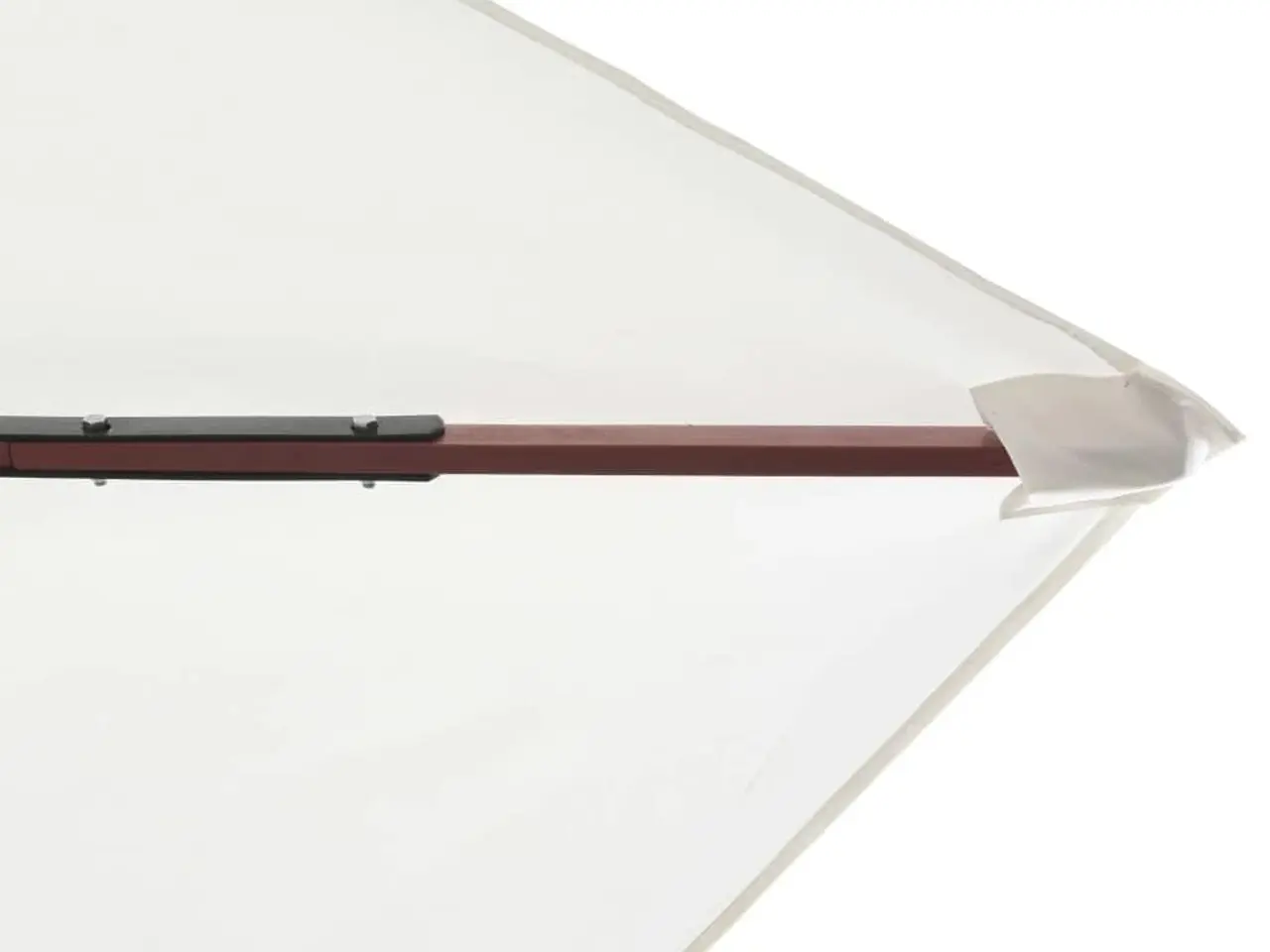 Billede 4 - Parasol 200x300 cm træstang cremehvid