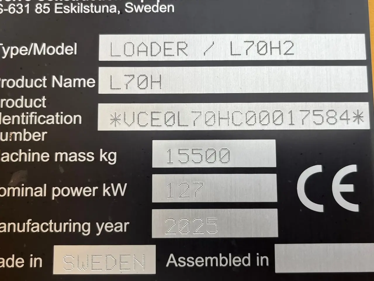 Billede 2 - Volvo L 70 H H2 OPTISHIFT. Dansk maskine. Co-Pilot og CDC
