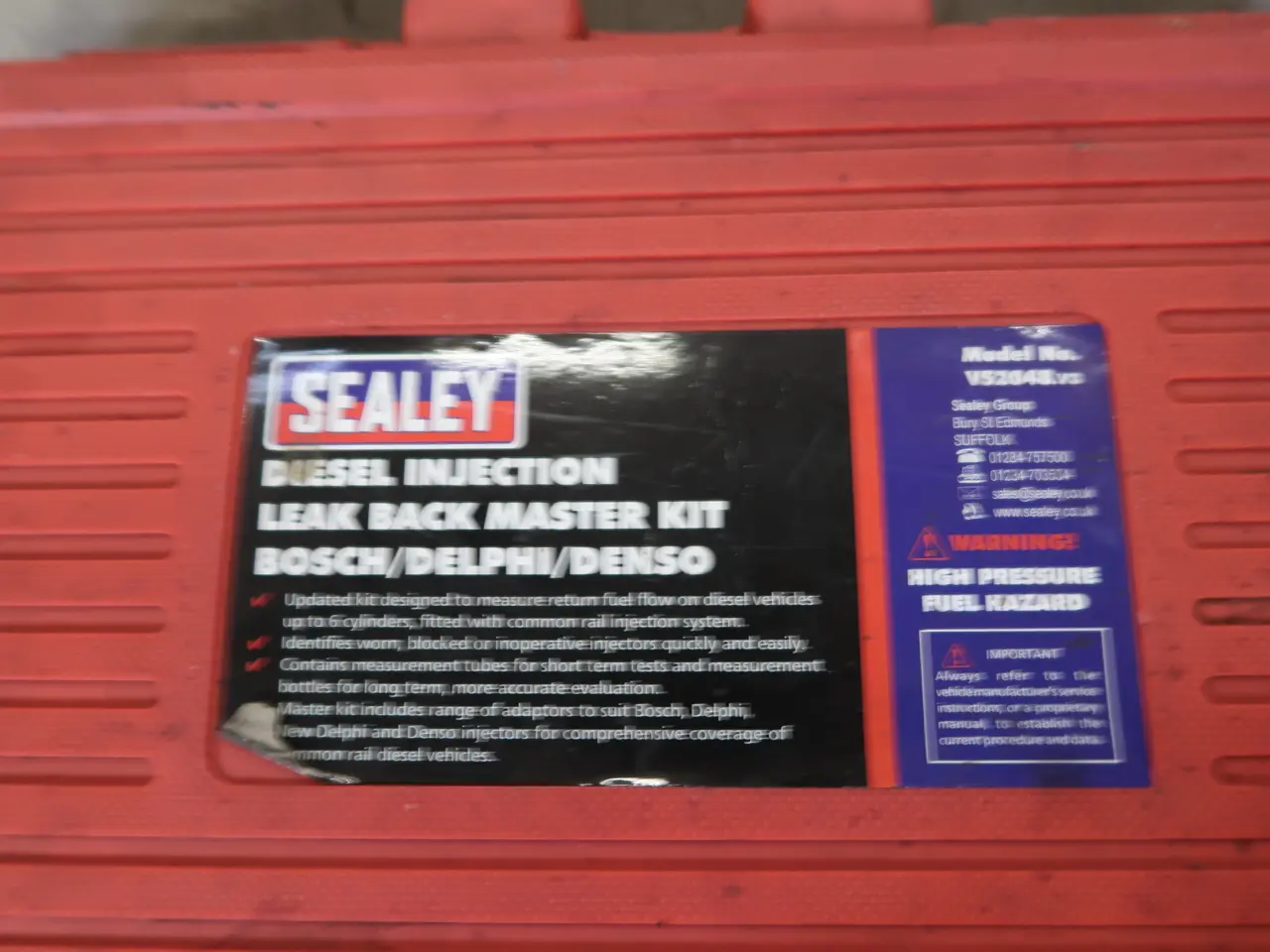 Billede 2 - Diesel injection leak back kit SEALEY VS2048