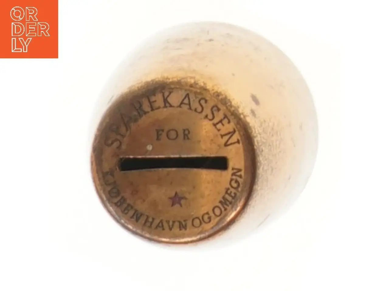 Billede 2 - Antik sparebøsse (str. 8x7 cm)