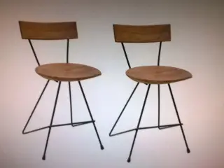 Nye Teaktræsstole massivt træ(priskup 2 stk 650,-)