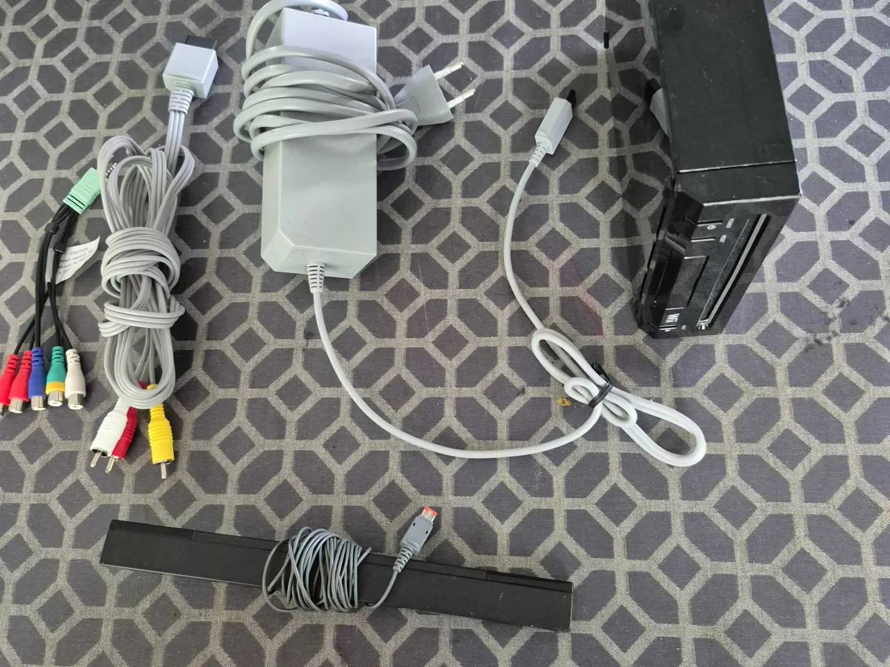 Billede 1 - Sort Nintendo Wii uden controllere 