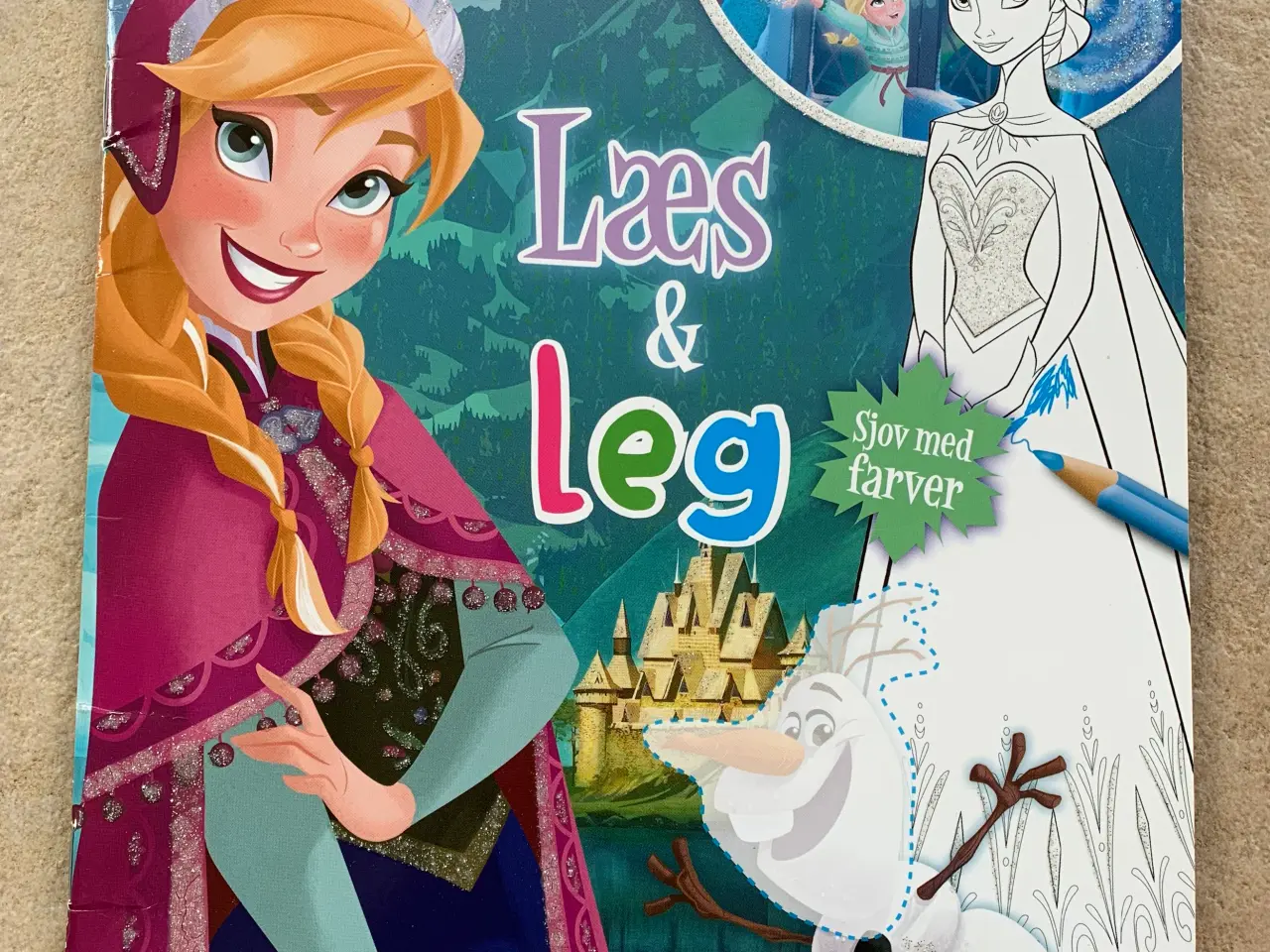 Billede 1 - Disney Frost læs & leg bog