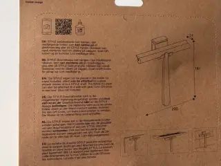 Pressalit Style bruseskraber, krom