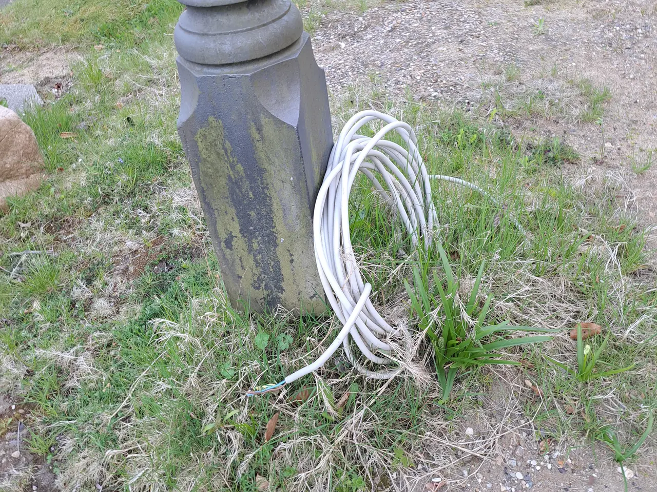 Billede 3 - Københavnerlampe i støbejern m stander