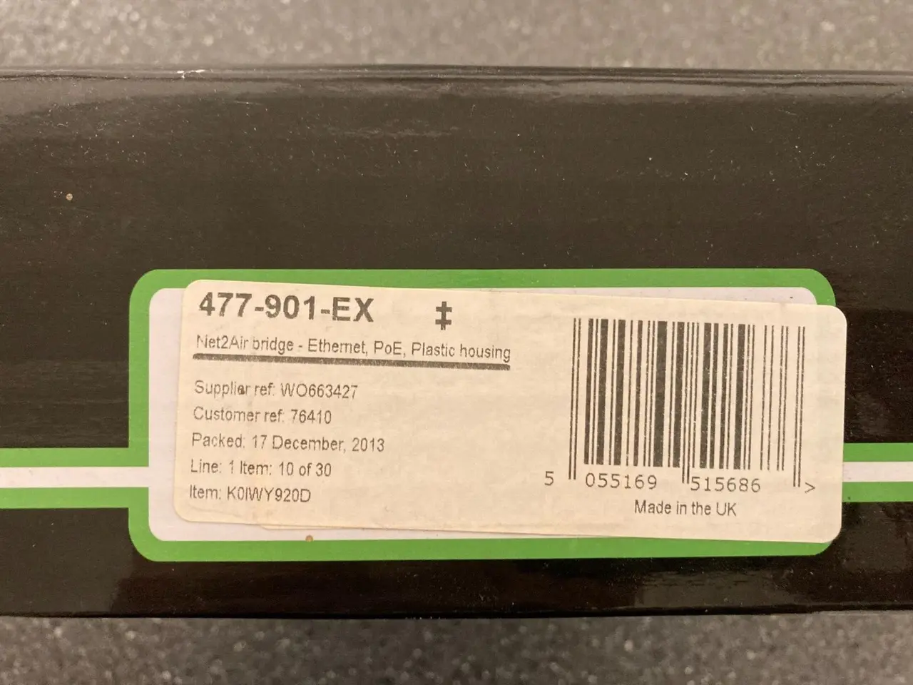 Billede 12 - Net2air Paxton 477-901-EX Ethernet Bridge UK PoE,