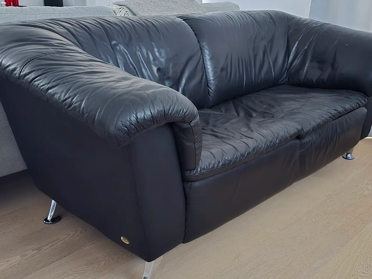 Billede 1 - Italiensk lædersofa