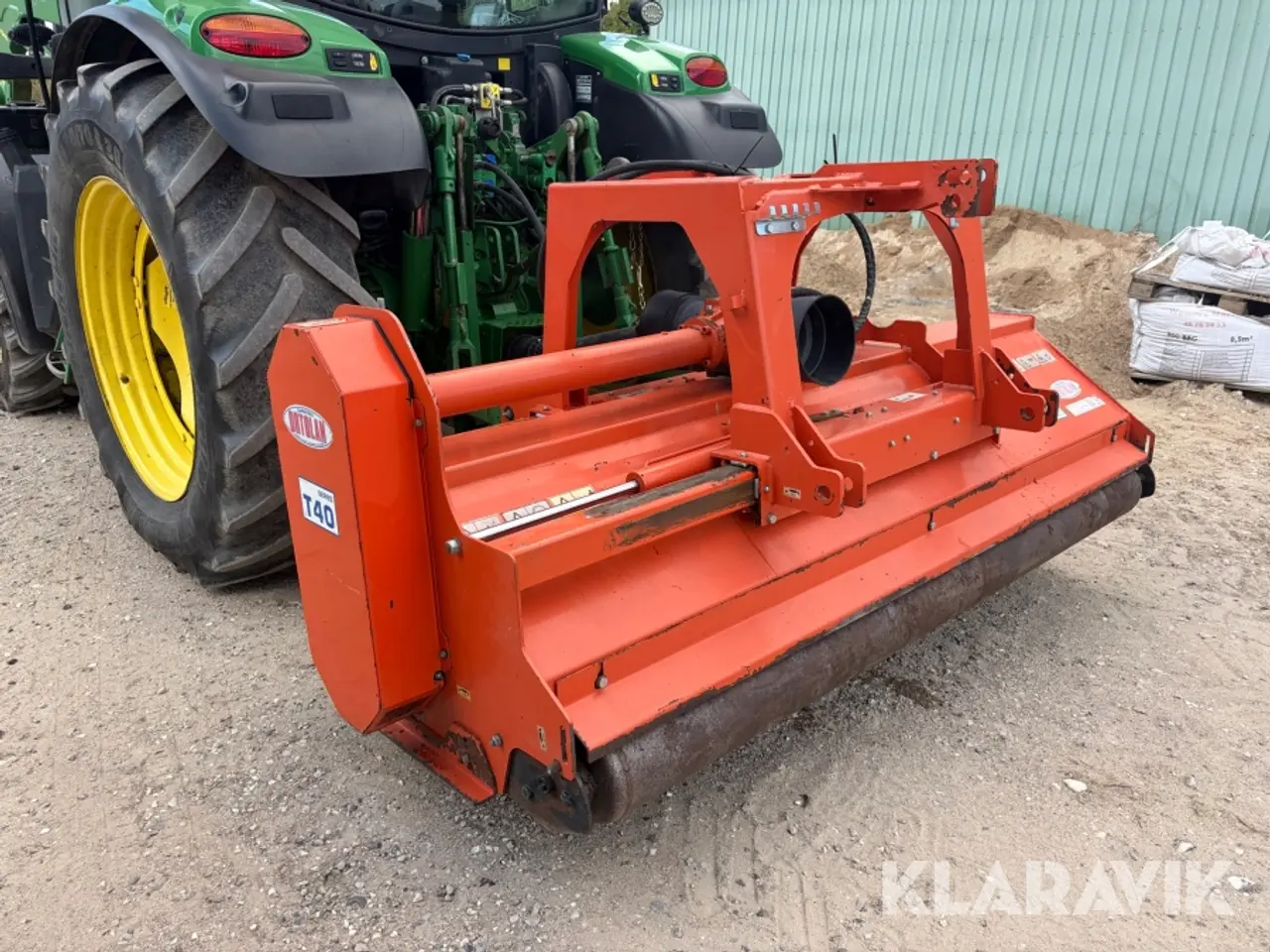 Billede 2 - Front og bagmonteret slagleklipper Ortolan T40250R