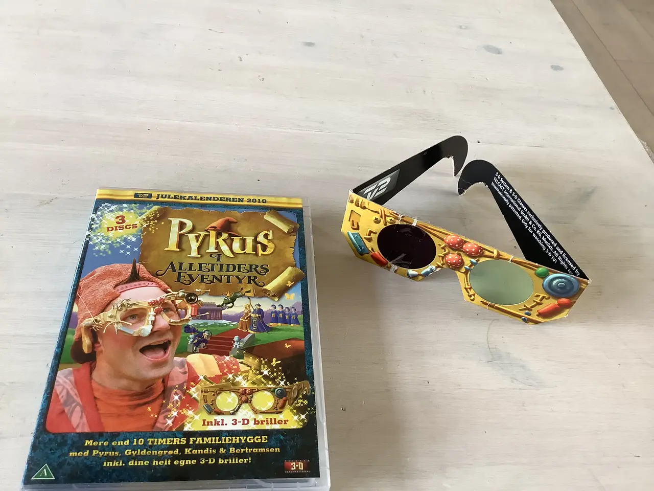 Billede 1 - Pyrus Alletiders Eventyr DVD med 3D briller 