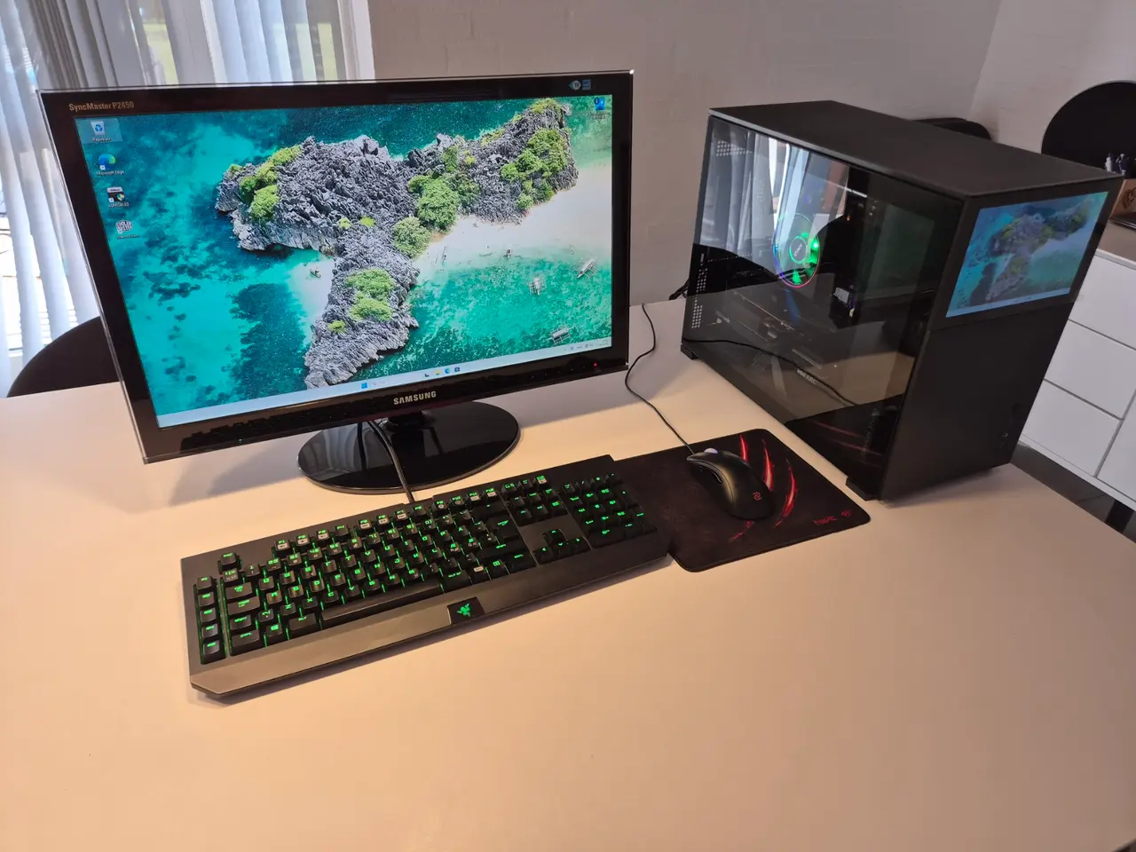 Billede 2 - Ryzen 5 ARC A750 Gaming PC med Skærm og Tilbehør