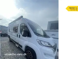 2026 - Rollerteam Livingstone DUO Sport XL CamperVan med stor dobbeltseng der kan hæves elektrisk, så der bliver plads til MC, cykler ect.