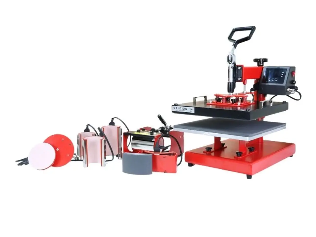 Billede 1 - SkilPro 8-i-1 multifunktionel varmepresser – 38 × 38 cm