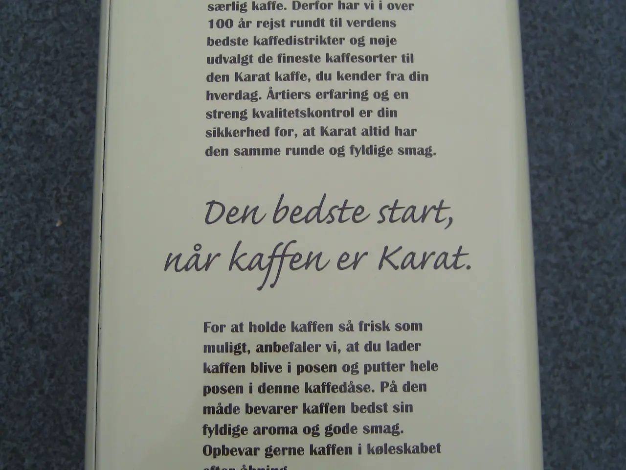 Billede 3 - KARAT kaffedåse sælges
