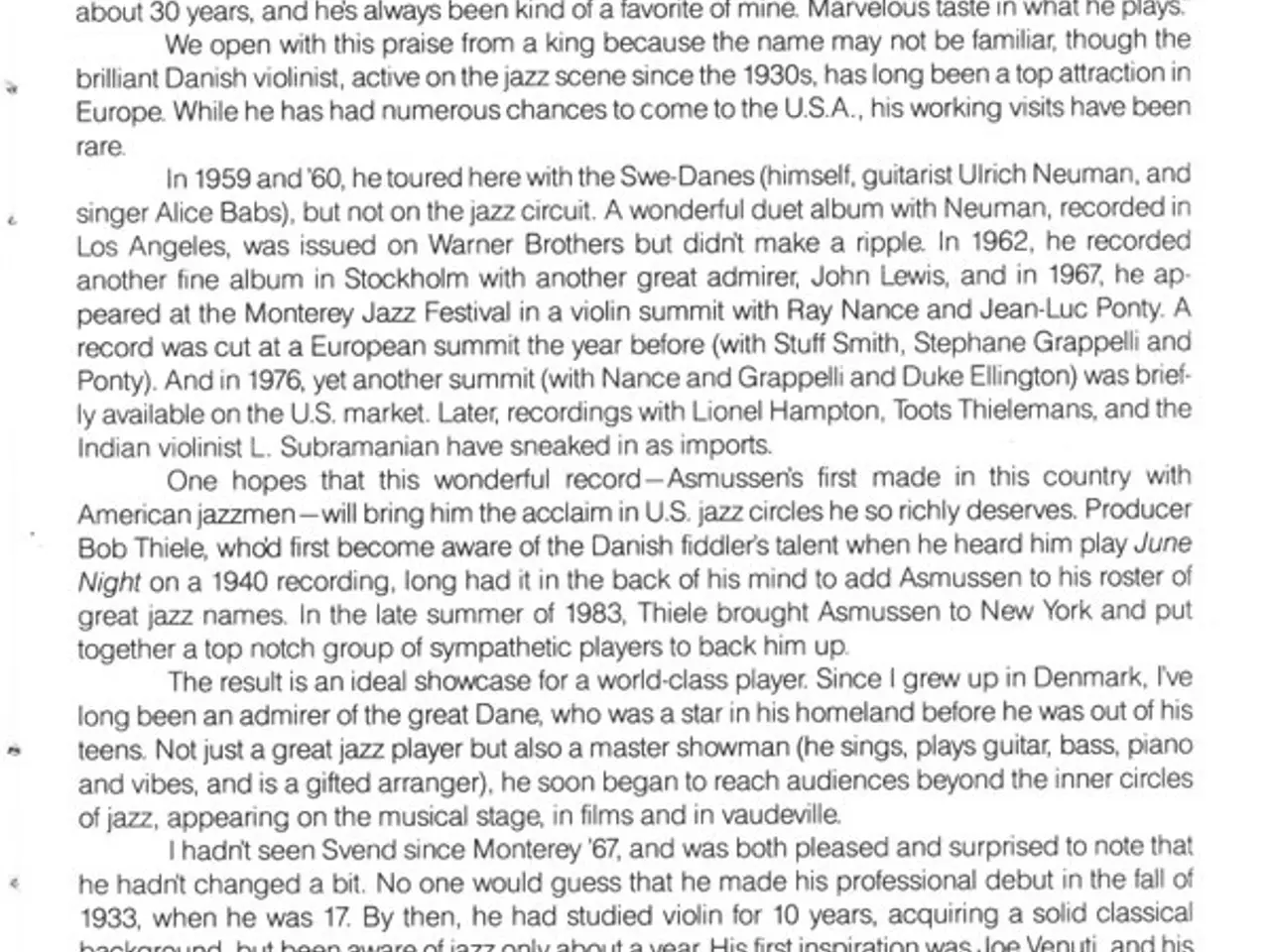 Billede 6 - Svend Asmussen – June Night – CD