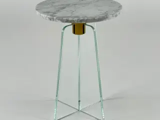Million Cupola Sofabord - Hvid Marmor