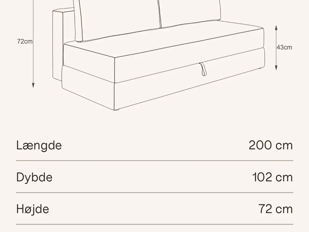 Billede 4 - Innovation Osvald de Luxe sovesofa i grå