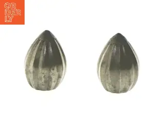 Metal salt og peber sæt (str. 6 cm)